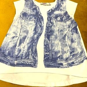 Gaultier Bebe Tshirt and Legging Denim Set